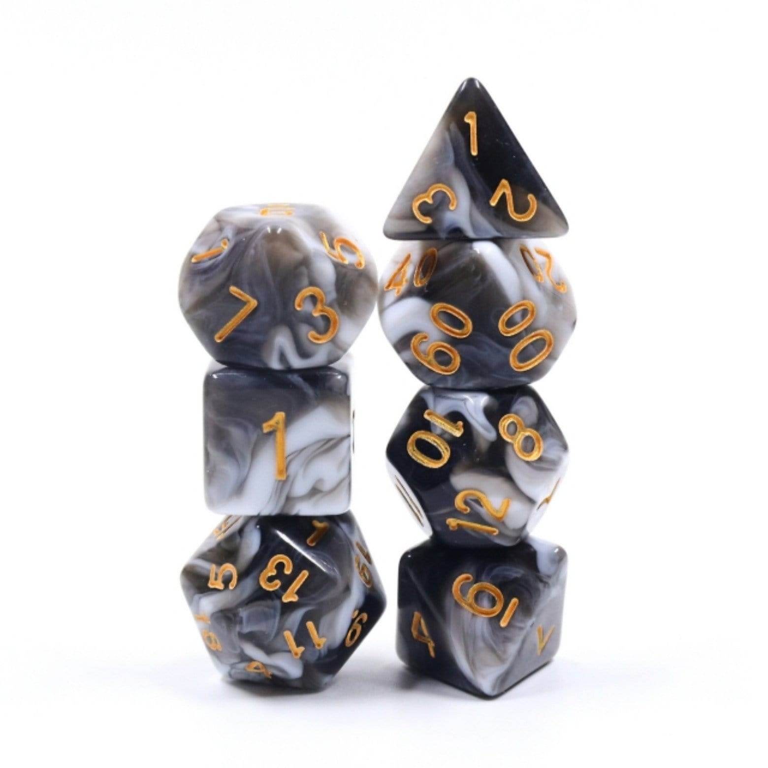 Espresso Cream RPG Dice Set - 