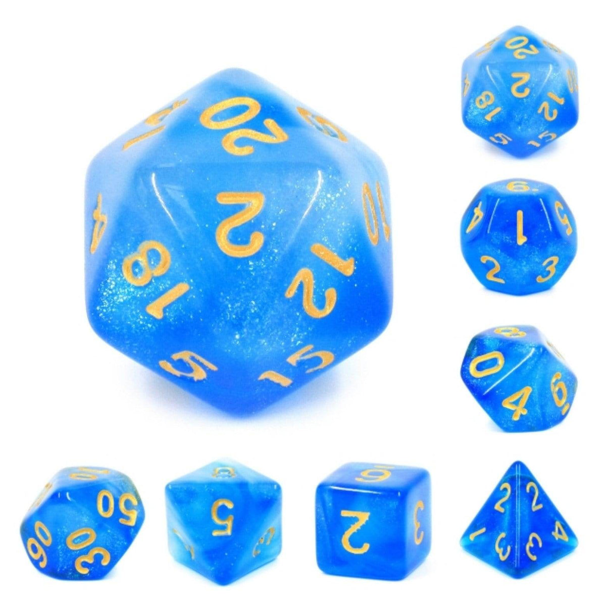 Mermaid's Crown RPG Dice Set - 