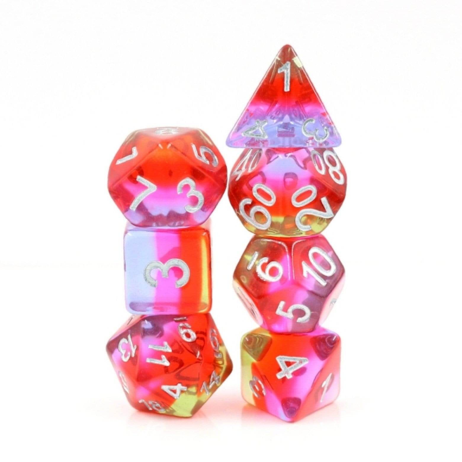 Pomegranate Blossom RPG Dice Set - 