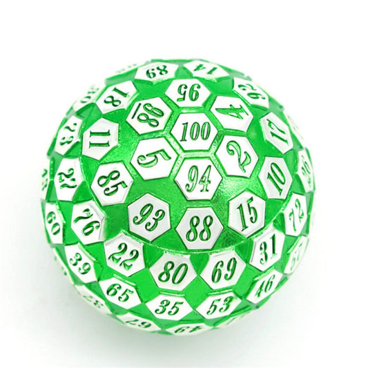 45mm Metal D100 - Green & Silver - 