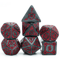 Huge Black Castle Dice Set - 25mm - 