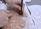 Leather Oni Mask Printable Pattern - 