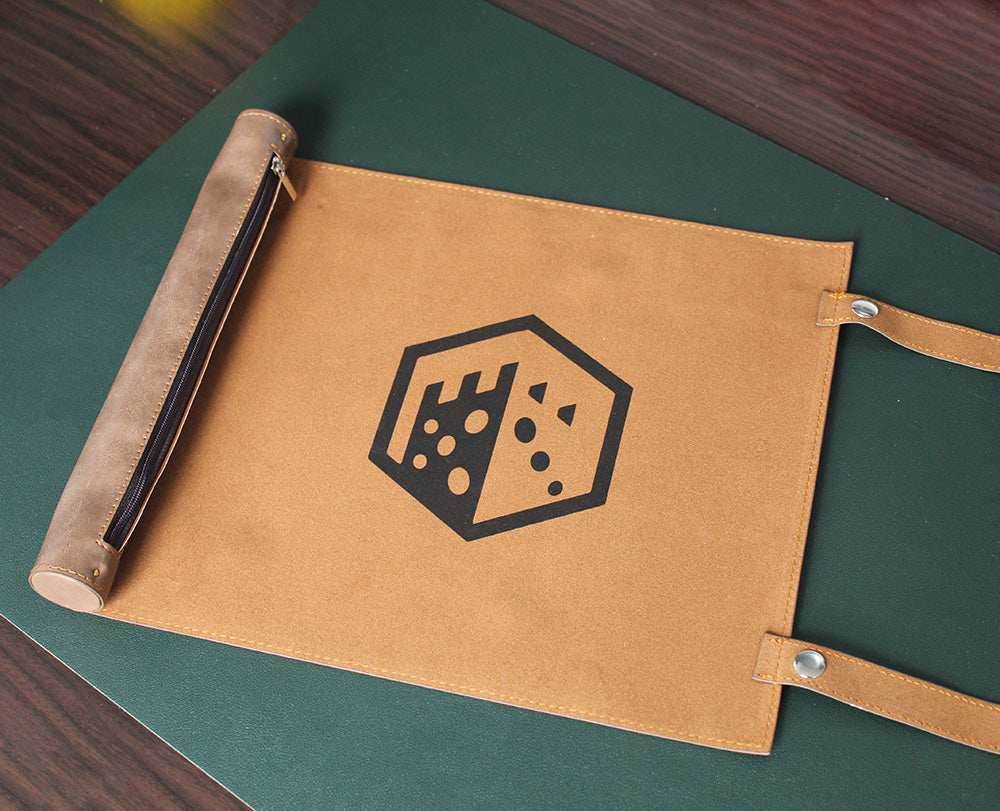 Dice Dungeons Scroll Dice Holder and Rolling Mat - 