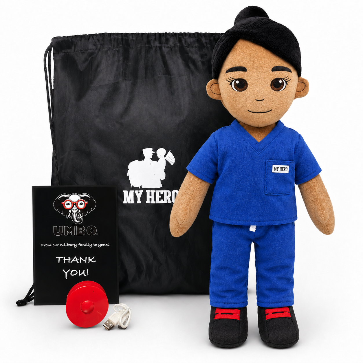 My Hero™ Medical Hero Scrubs | Custom Recordable Plush