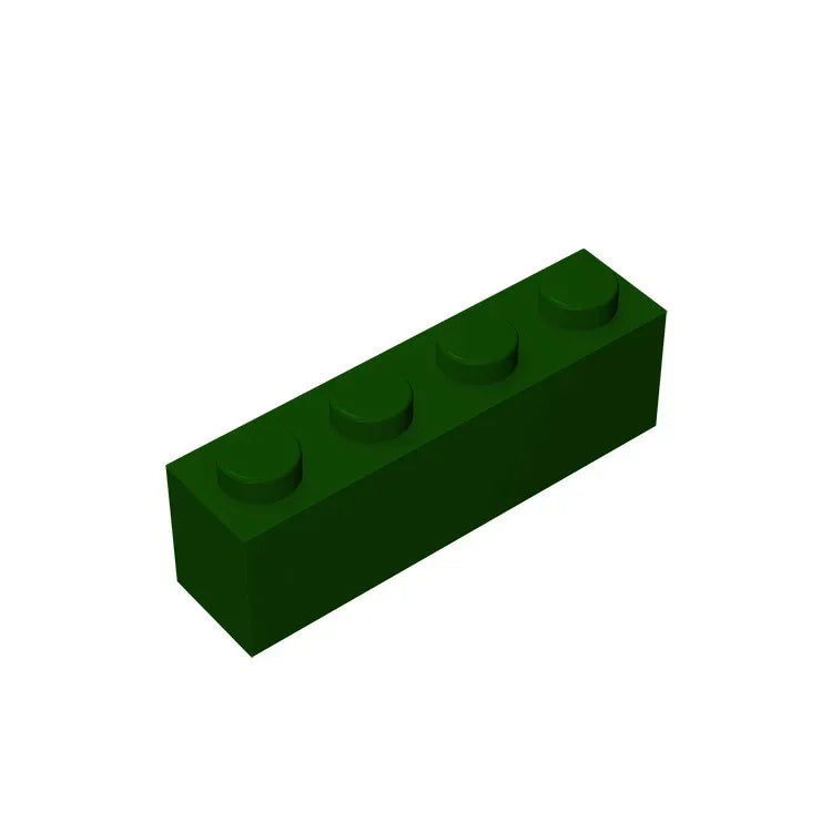Gobricks GDS-534 Brick 1 x 4 without Bottom Tubes | Compatible Building Block Set