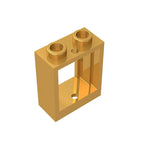 Gobricks GDS-783 Frame 1x2x2 Window | Compatible Building Block for DIY Projects