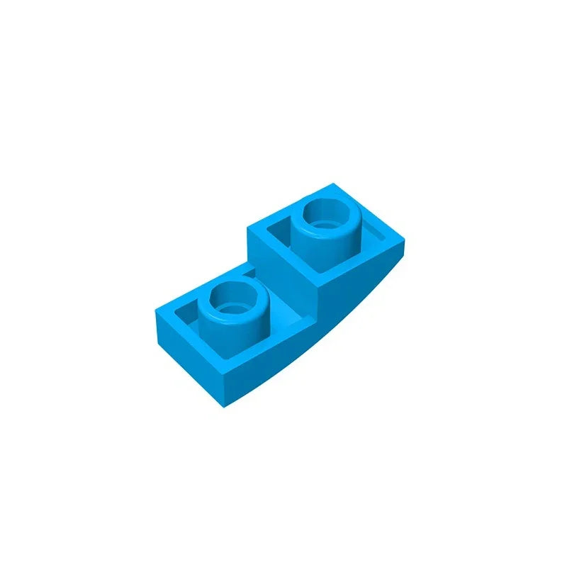 Gobricks GDS-795 Slope, Curved 2 x 1 Inverted | Compatible Building Block for DIY Projects