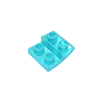 Gobricks GDS-1270 Slope, Curved 2 x 2 Inverted | Compatible with Lego 32803 Building Block