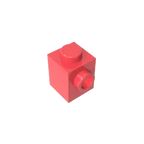 Gobricks GDS-635 BRICK 1X1 W. 1 KNOB | Single Side Bump Building Block Compatible with Lego 87087