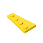 Gobricks GDS-549 Wedge Plate 4 x 2 Right | Building Block for Compatible DIY Sets