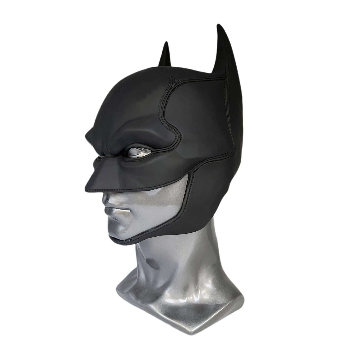 Cafele 2022 Adult Men Bat Superhero Cosplay Bruce Wayne Costume Halloween Masquerade Mask Black Latex Accessories