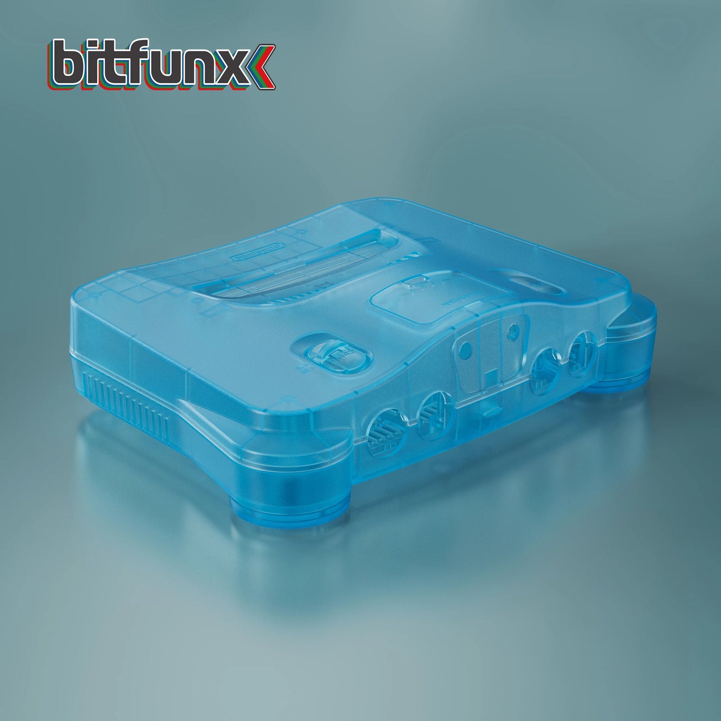 N64 Replacement Console Shell Housing Ice Blue Nintendo 64