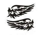 Angel Wings 3D Reflective Car Decal | 2-Piece Waterproof Vinyl Sticker for Cars & Motorcycles