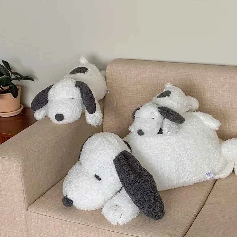 Snoopy Plush Cushion – Large Stuffed Dog Pillow for Sofa & Bed