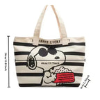 Snoopy Canvas Tote Bag – Large Capacity Book & Everyday Bag