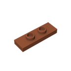 Gobricks GDS-1504 Plate, Modified 1 x 3 with 2 Studs (Double Jumper) | Compatible Building Block Piece