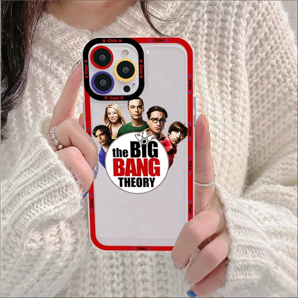 Bazinga The Big Bang Theory tv show Phone Case For iPhone 11 12 13 14 Mini Pro Max XR X XS TPU Case For 8 7 6 Plus SE 2020