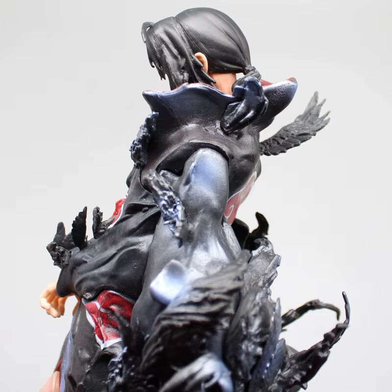 Itachi Uchiha Tsukuyomi Crows Anime Figure, Naruto Shippuden Action Figurines 26 CM