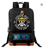 One Piece Luffy Printed Unisex Backpack School Travel Bag