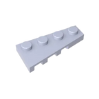 Gobricks GDS-549 Wedge Plate 4 x 2 Right | Building Block for Compatible DIY Sets