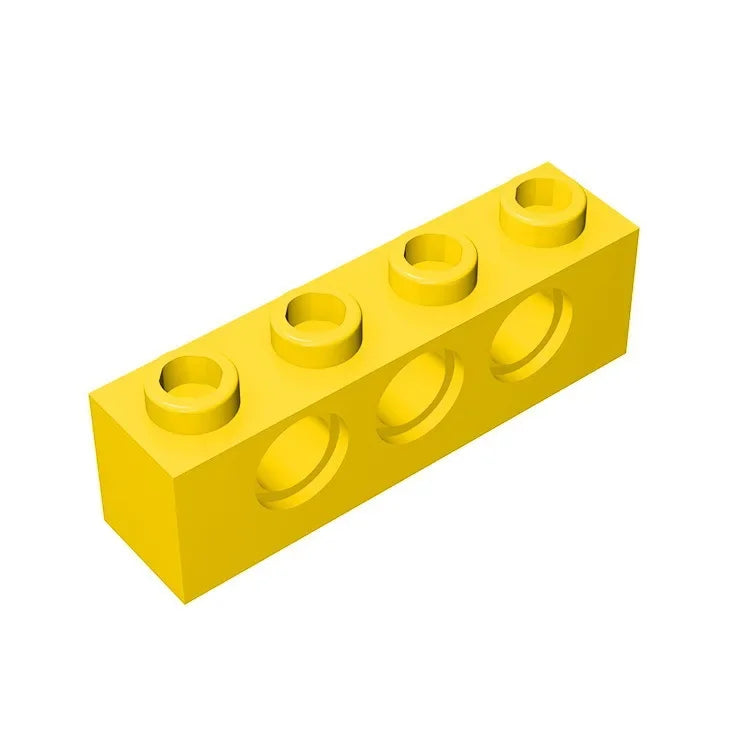 Gobricks GDS-625 Technical Brick 1x4 3-Hole | Compatible with Lego 3701