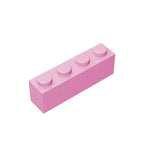 Gobricks GDS-534 Brick 1 x 4 without Bottom Tubes | Compatible Building Block Set