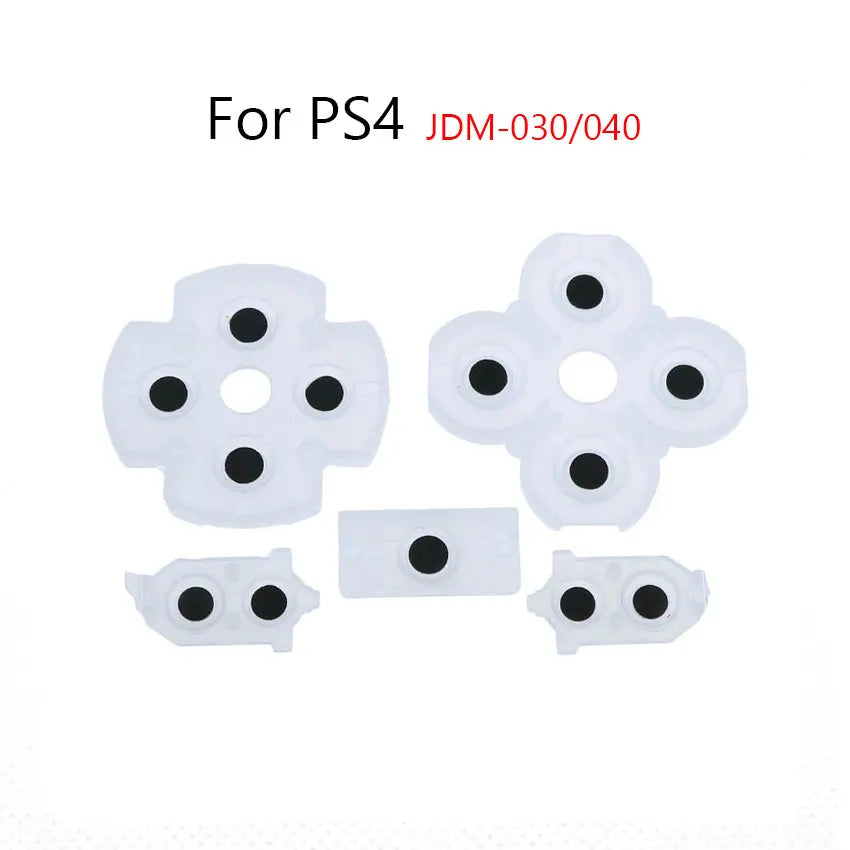 Universal Conductive Rubber Pad Set | Compatible with PS5 V1 V2 PS4 Pro Slim PS3 PS2 Controllers