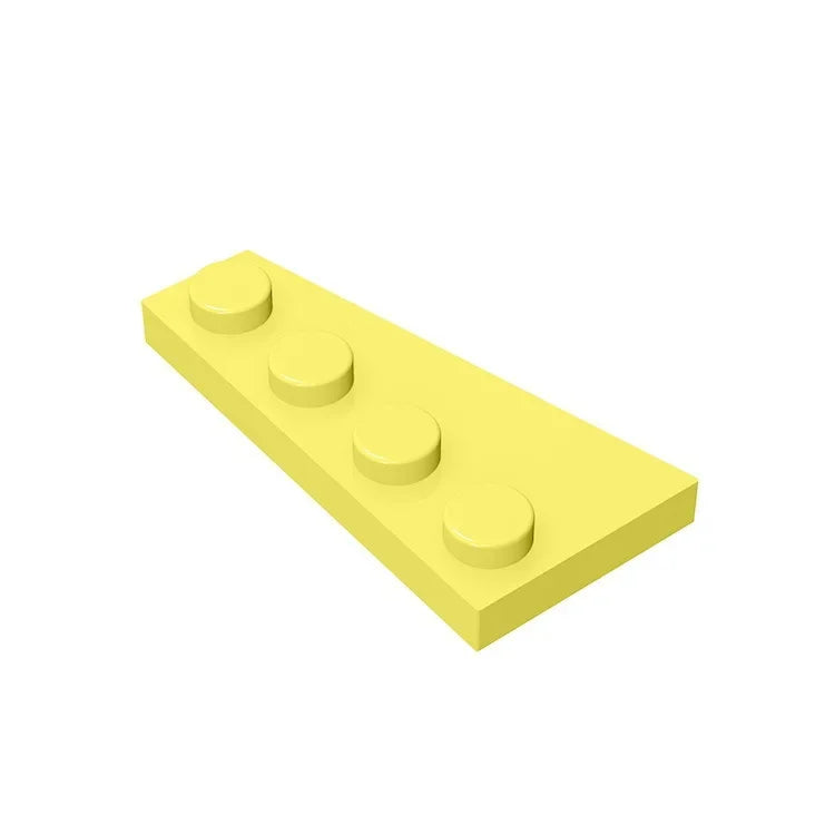Gobricks GDS-549 Wedge Plate 4 x 2 Right | Building Block for Compatible DIY Sets