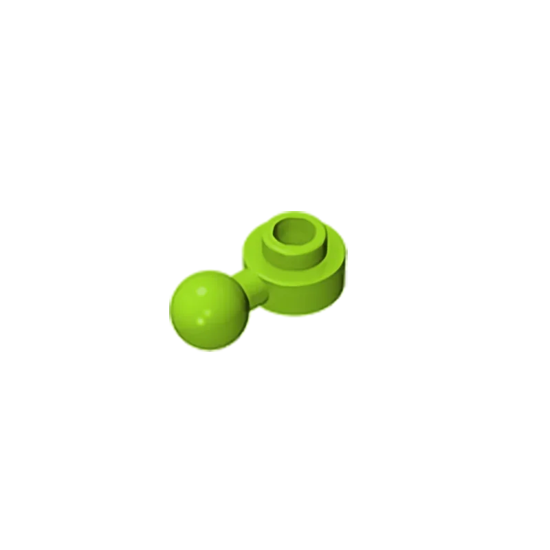 Gobricks GDS-1500 Hinged Plate 1x1 with Ball Head | Compatible Building Brick
