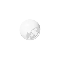 Gobricks GDS-1056 Technical Ball Joint with Through Axle Hole | Compatible Building Block Piece