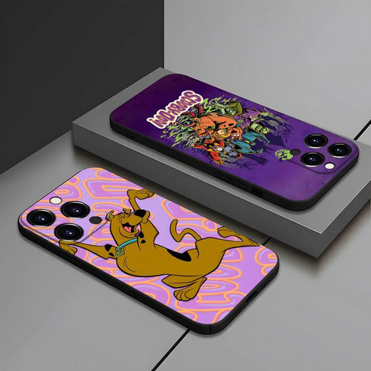 S-Scoobys Cartoon Cute-Dooo Phone Case For IPhone 15 16 13 Pro Max 14 12 11 Xr X 8 7 6 Plus Luxury Back Cover