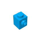 Gobricks GDS-635 BRICK 1X1 W. 1 KNOB | Single Side Bump Building Block Compatible with Lego 87087