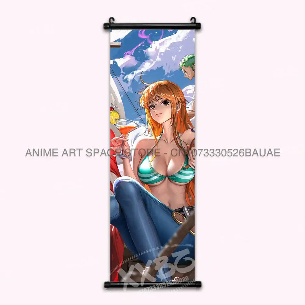 One Piece Hanging Painting Luffy Ace Sabo Shanks Wall Art