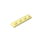 Gobricks GDS-504 Plate 1 x 4 | Compatible Building Block Pieces