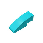 Gobricks GDS-657 Slope, Curved 3 x 1 | Compatible Building Block for Creative Construction
