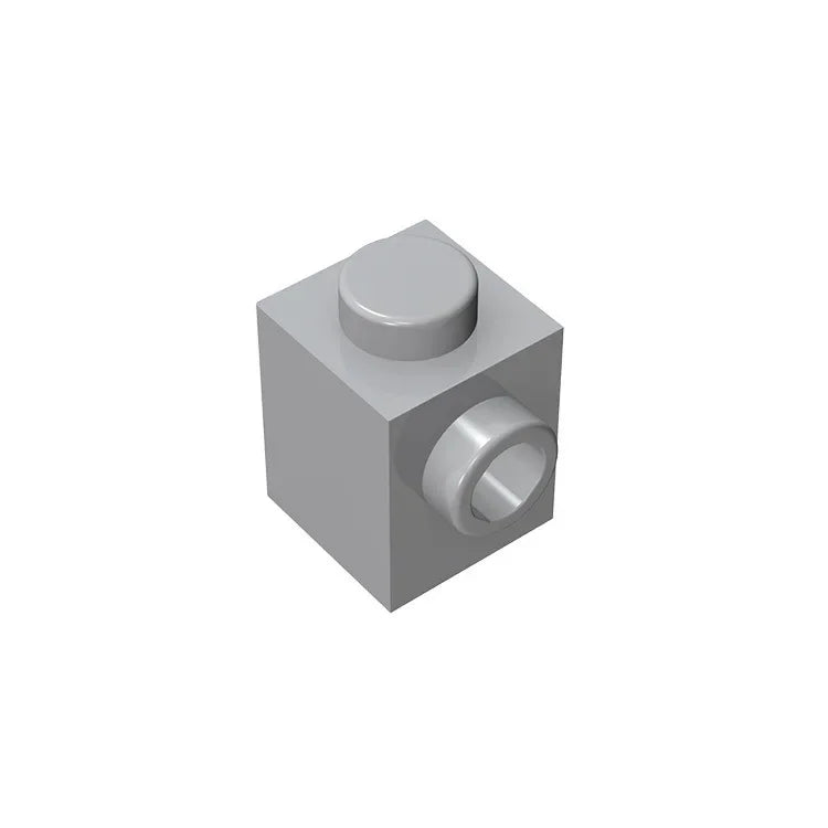 Gobricks GDS-635 BRICK 1X1 W. 1 KNOB | Single Side Bump Building Block Compatible with Lego 87087