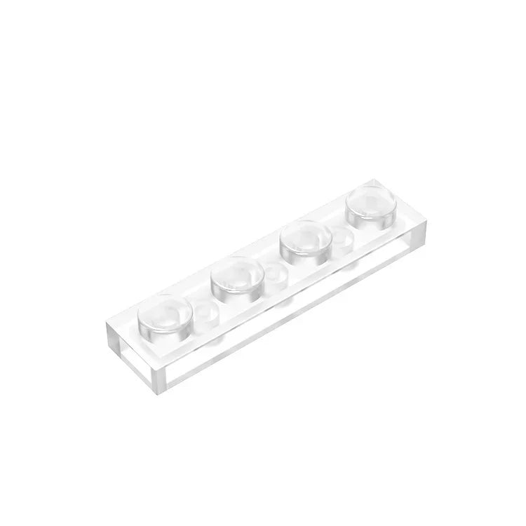 Gobricks GDS-504 Plate 1 x 4 | Compatible Building Block Pieces