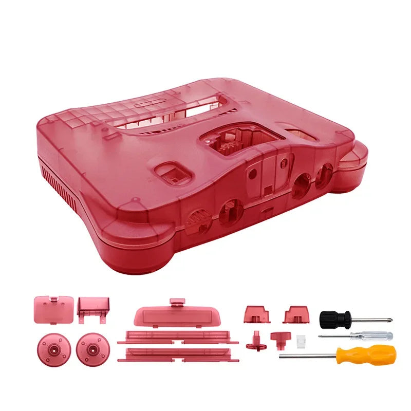 N64 Replacement Translucent Shell Case Housing Nintendo 64