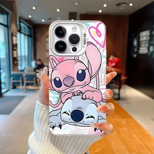 Cute Disney Stitch Love Angel Phone Case