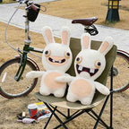Kawaii Crazy Scream Rabbit Plush Toy – Funny Creative Stuffed Animal Doll (30–80cm, 2 Styles)