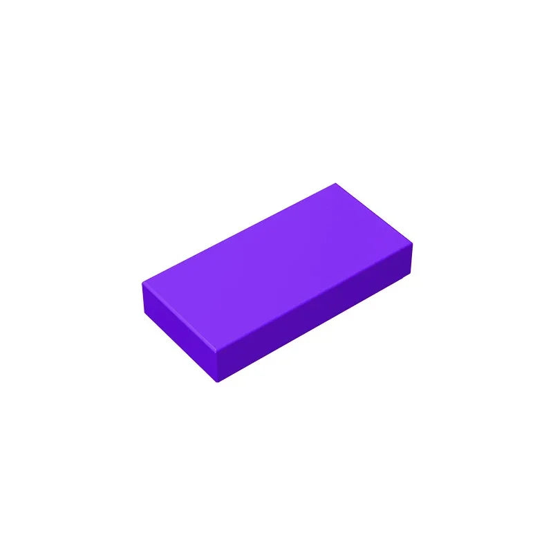 Gobricks GDS-566 Tile 1 x 2 with Groove | Compatible Building Block