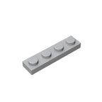 Gobricks GDS-504 Plate 1 x 4 | Compatible Building Block Pieces