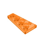 Gobricks GDS-549 Wedge Plate 4 x 2 Right | Building Block for Compatible DIY Sets