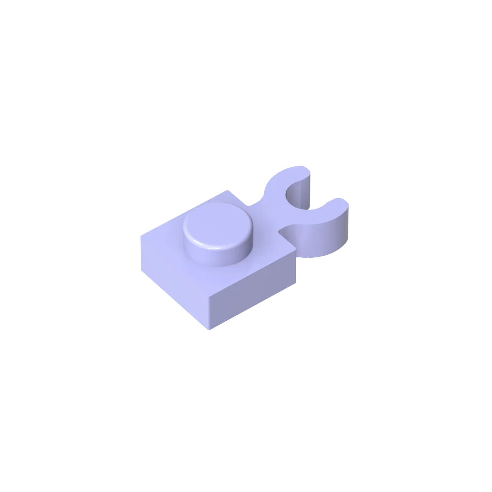 Gobrick GDS-814 PLATE 1X1 W. HOLDER | Building Block for DIY Creations