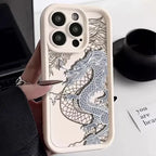 East Dragon Phone Case For Samsung Galaxy S25 S24 S23 S22 Ultra  FE A55 A54 A34 A15 A14 A35 A52 A53 5G Shockproof Silicone Cover