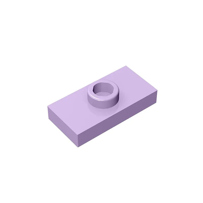 Gobricks PLATE 1X2 W. 1 KNOB | Modified Building Block Compatible with Lego 15573