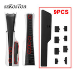 9Pcs Dust Plug Set for PS5 Slim | Silicone Port Protector Covers