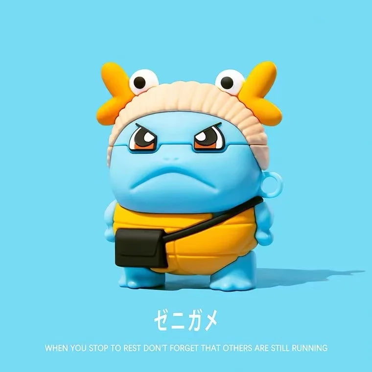 3D Cute Creative Animal Design Case for AirPods 4 Cartoon Silicone Protective Case for AirPods 4 Generation Charging Case (2024)