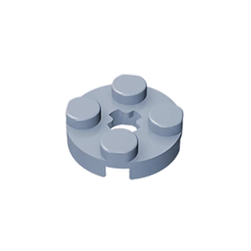 Gobricks GDS-609 PLATE 2X2 ROUND | Compatible Building Blocks for DIY Educational Models