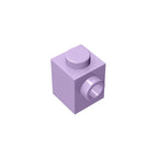 Gobricks GDS-635 BRICK 1X1 W. 1 KNOB | Single Side Bump Building Block Compatible with Lego 87087